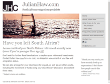 Tablet Screenshot of julianhaw.com